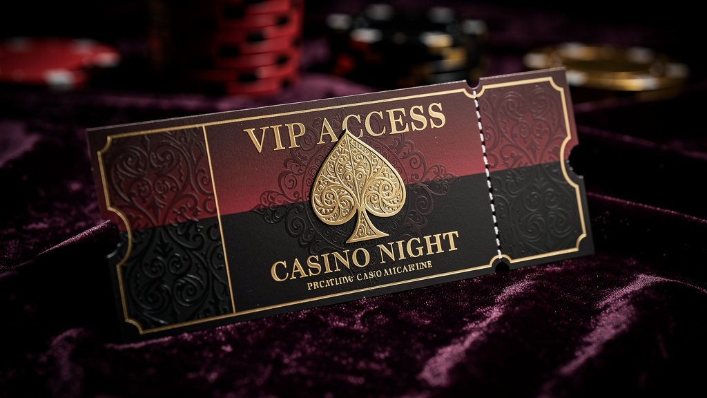 VIP ticket and exclusive access pass